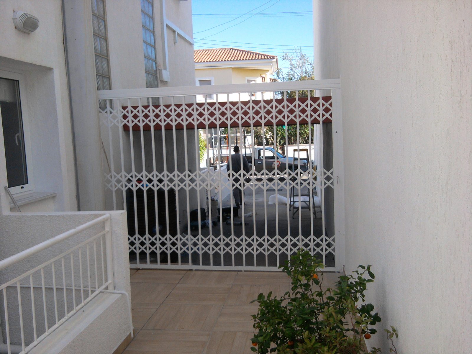 Decorative boundary grille and gate
